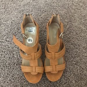 Tan sandals